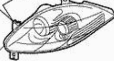 51816980 Fiat/Alfa/Lancia Reflektor prawy