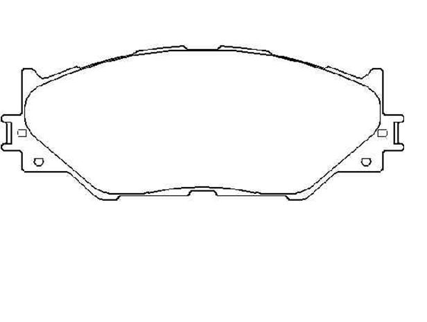 446553020 Toyota klocki hamulcowe przednie tarczowe