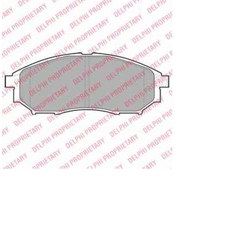 Klocki hamulcowe przednie tarczowe Delphi LP2030 cena, od 30,19 USD