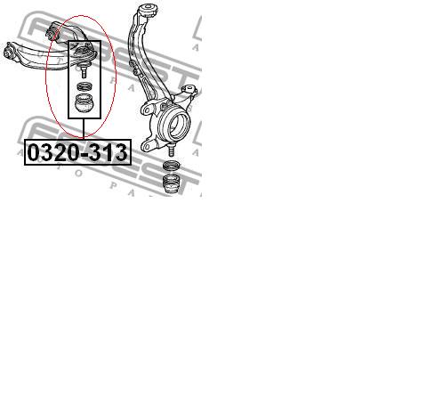 Sworzeń wahacza górny SKF VKDS813022 cena, od 16,11 USD