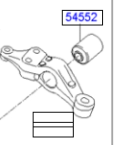 Silentblock przedniego wahacza dolnego Hyundai/Kia 545523K600 cena, od 6,24 USD