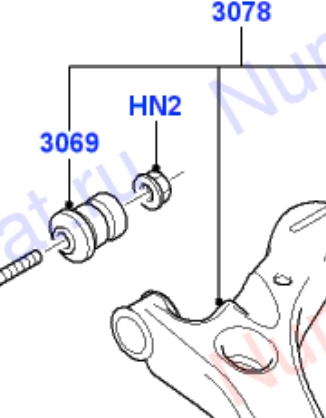 4366976 Ford Silentblock przedniego wahacza dolnego