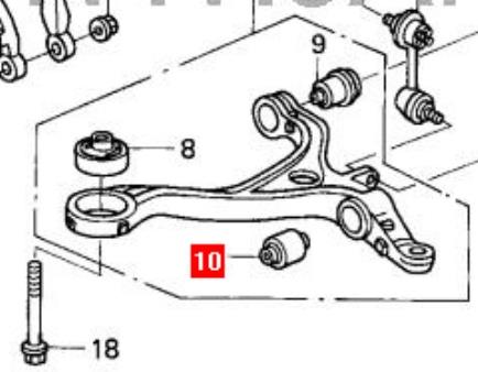 51810SDAA01 Honda Silentblock przedniego wahacza dolnego