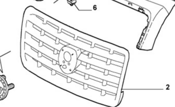 Atrapa chłodnicy do Fiat Scudo COMBINATO 220P