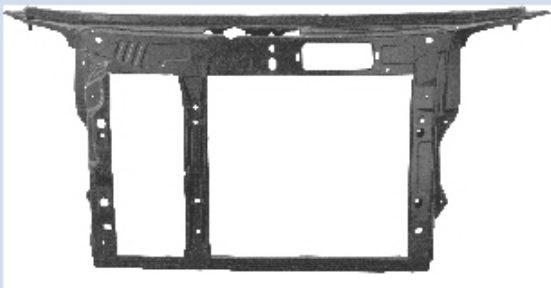 Osłona chłodnicy kompletna (panel mocowania reflektorów) Skoda Fabia II