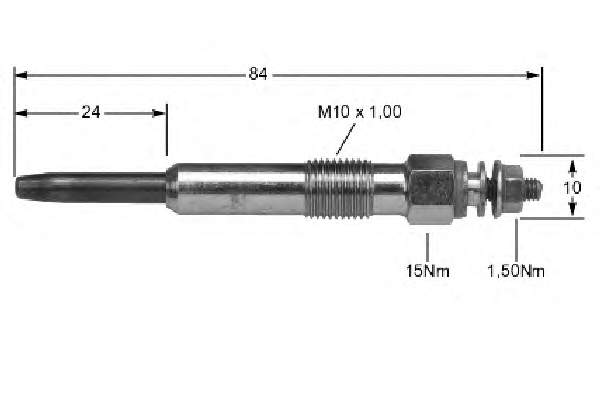 30862690 Volvo świeca żarowa