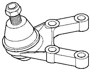 Do koszyka MB831037 Mitsubishi Sworzeń wahacza dolny lewy