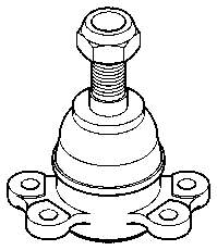 Sworzeń wahacza górny Honda 8944594532 cena, od 19,04 USD