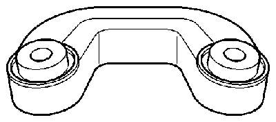 Łącznik stabilizatora przedniego Audi A4 B5 (8D2)