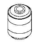Do koszyka 2203520227 Mercedes Silentblock czopu tylnego