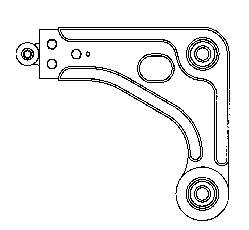 1796823 Ford Wahacz zawieszenia przedniego dolny lewy