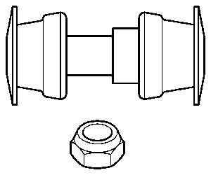3283CAKIT Sidem Silentblock przedniego wahacza dolnego