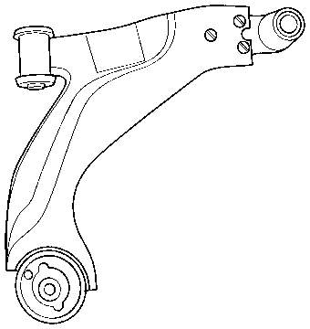 1522082 Ford Wahacz zawieszenia przedniego dolny prawy