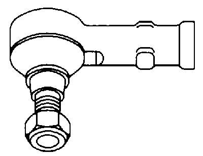 BK213289AA Ford końcówka drążka kierowniczego zewnętrzna