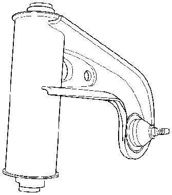 Wahacz zawieszenia przedniego prawy górny do Mercedes CLK (C208)