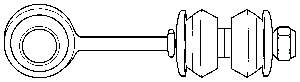 Łącznik stabilizatora przedniego Volvo 740 (744)