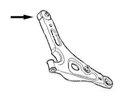 Do koszyka 4540787 Ford Silentblock przedniego wahacza dolnego