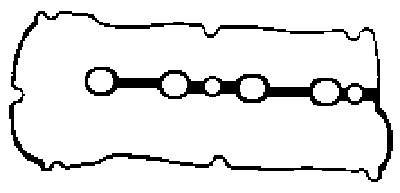 Uszczelka pokrywy zaworowej silnika Mazda Z50510235 cena, od 12,47 USD
