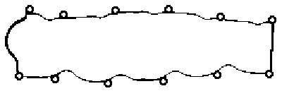 3596214 Ford Uszczelka pokrywy zaworowej silnika