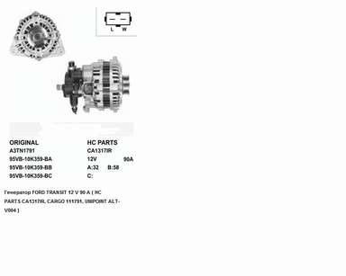 1450953 Ford Alternator