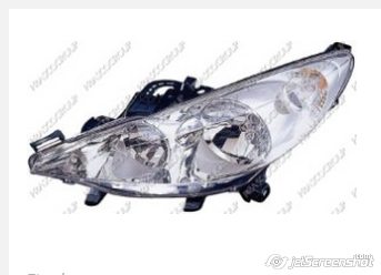 Reflektory Peugeot 207