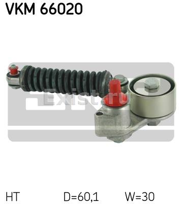 Napinacz paska napędowego SKF VKM66020 cena, od 175,36 USD