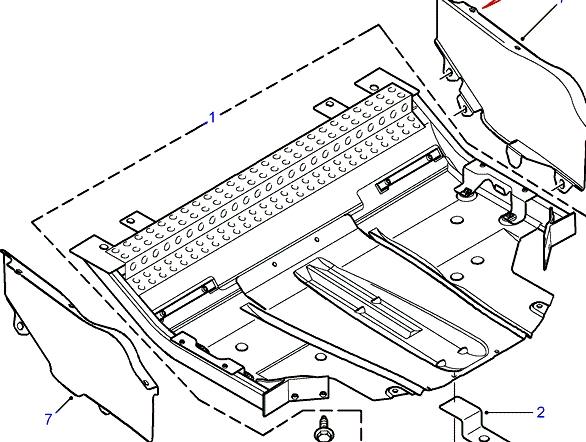 Osłona silnika, miski (przedziału silnika) do Land Rover Freelander I L314