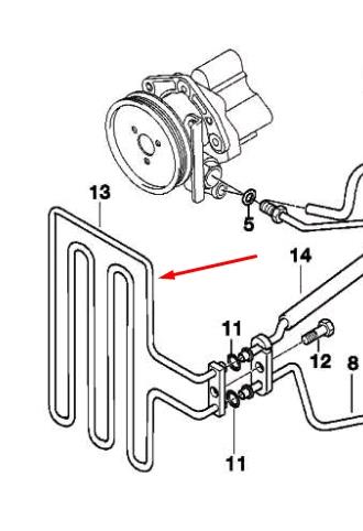Chłodnica wspomagania hydraulicznego BMW 17111141819 cena, od 20,21 USD