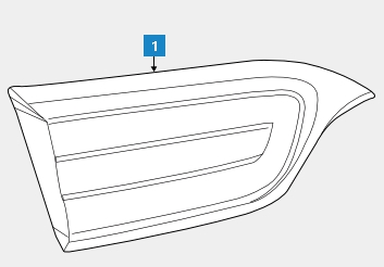 68102920AC Chrysler Lampa zespolona tylna prawa wewnętrzna