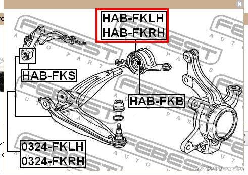 51395SMGE05 Honda Silentblock przedniego wahacza dolnego
