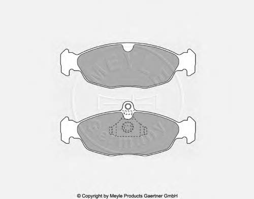 1446226 Ford klocki hamulcowe przednie tarczowe