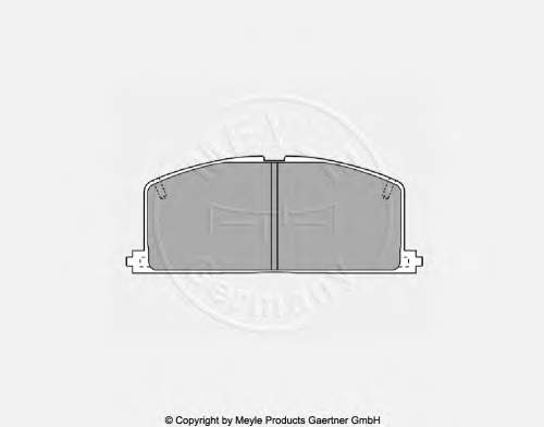 Klocki hamulcowe przednie tarczowe 572255J Jurid/Bendix