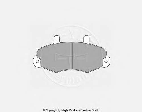 Klocki hamulcowe przednie tarczowe Febi 16037 cena, od 23,90 USD