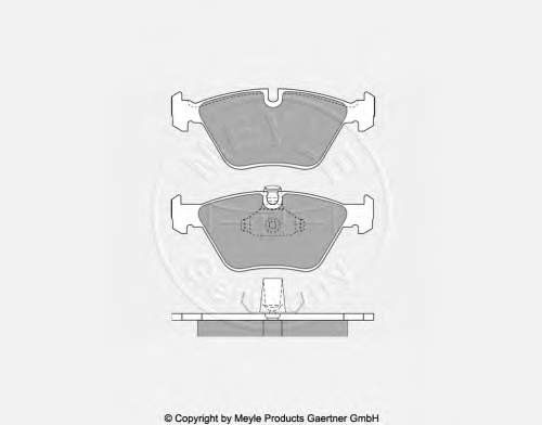 34111164330 BMW klocki hamulcowe przednie tarczowe