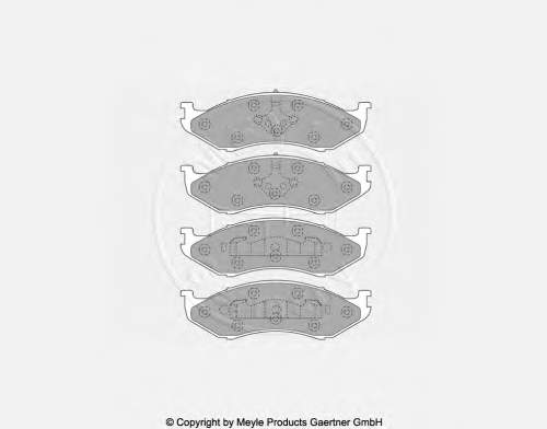 0K04778058 Chrysler Klocki hamulcowe przednie tarczowe