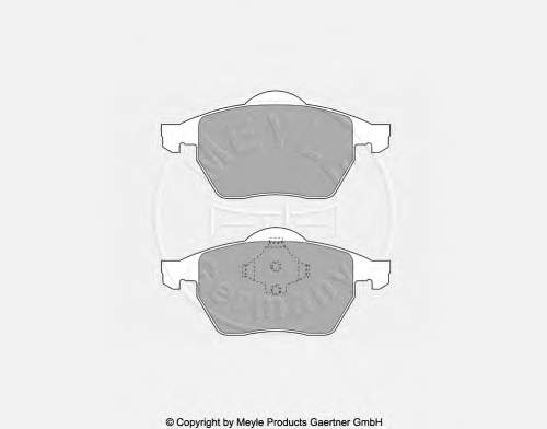 Klocki hamulcowe przednie tarczowe VEMO/Vaico V1081431 cena, od 26,89 USD