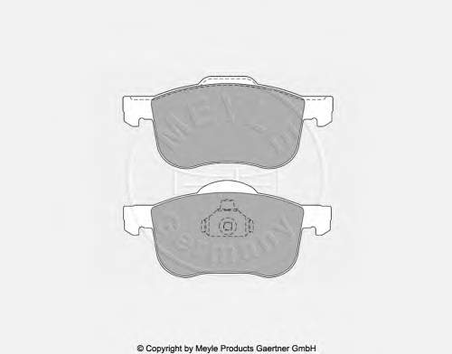 30648385 Volvo Klocki hamulcowe przednie tarczowe