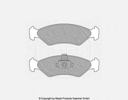 6188427 Ford Klocki hamulcowe przednie tarczowe