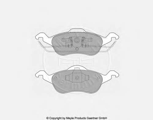 13.0460-7121.2 Toyota klocki hamulcowe przednie tarczowe