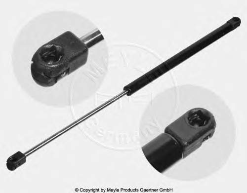 333827550 VAG Amortyzator klapy bagażnika (3/5 drzwi-tylnych)