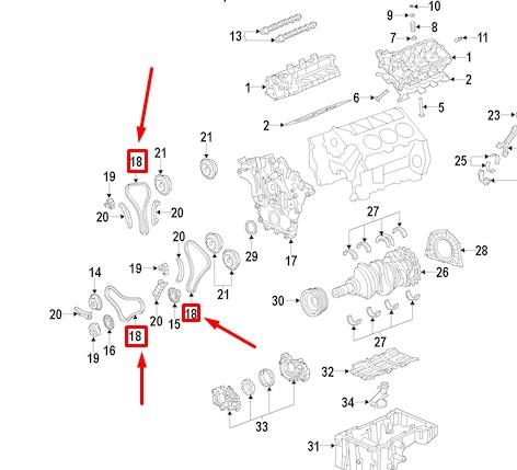 Łańcuch rozrządu 0636249 General Motors