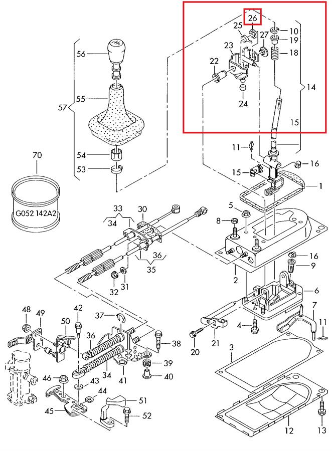 Tuleja mechanizmu zmiany biegów VAG 357711124A cena, od 3,14 USD