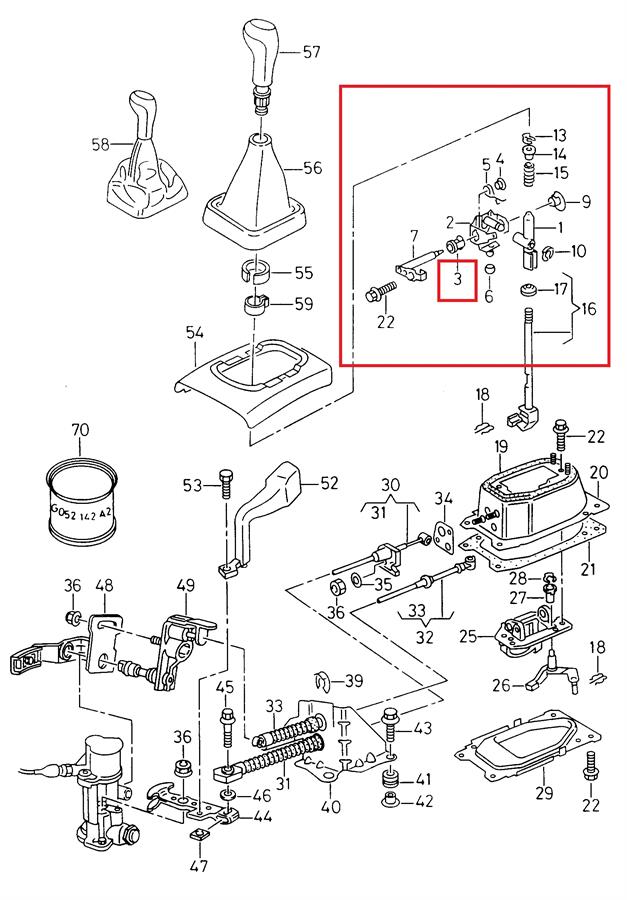 Tuleja mechanizmu zmiany biegów VAG 357711590B cena, od 2,28 USD