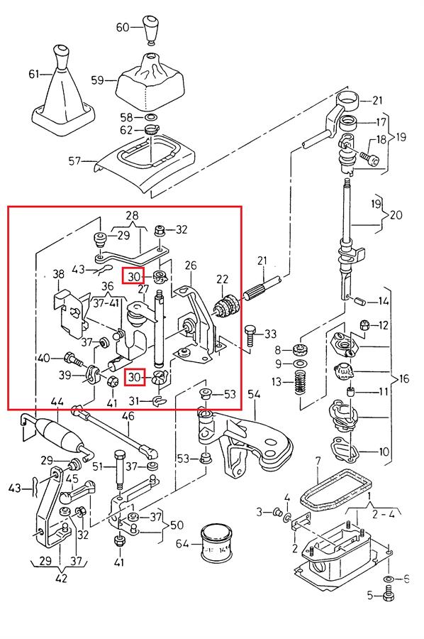 24712 3RG tuleja mechanizmu zmiany biegów