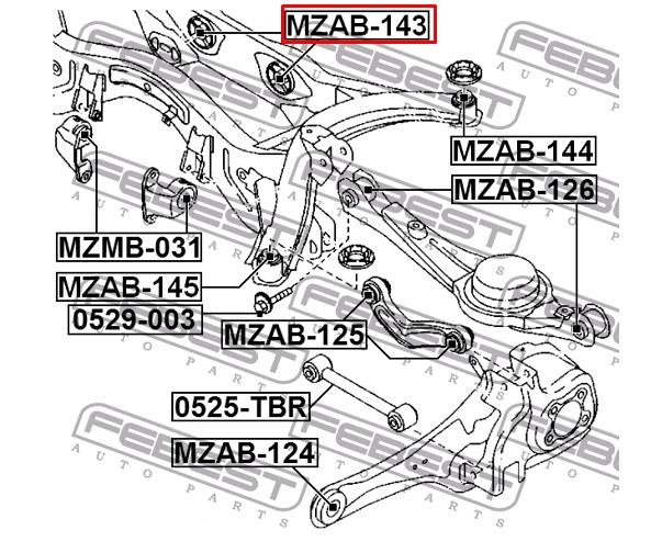 Tuleja belki Mazda CX-9