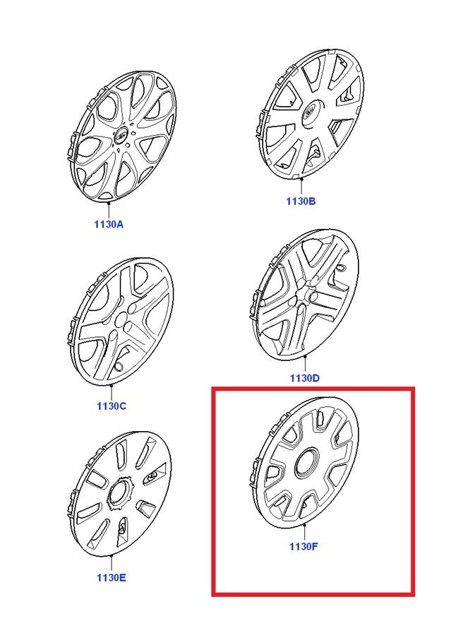 Kołpak do obręczy koła do Ford Focus II CA5