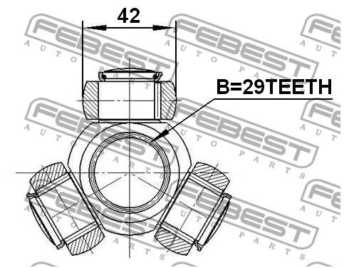 Do koszyka Przegub homokinetyczny wewnętrzny trójramienny Fiat Ducato III 250