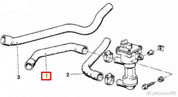 64211391387 BMW Przewód (króciec) układu chłodzenia