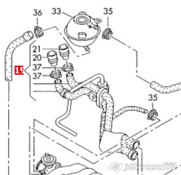 DNW021TT Thermotec Przewód (króciec) układu chłodzenia