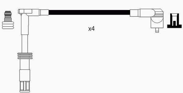 941045300517 Magneti Marelli Zestaw przewodów wysokiego napięcia